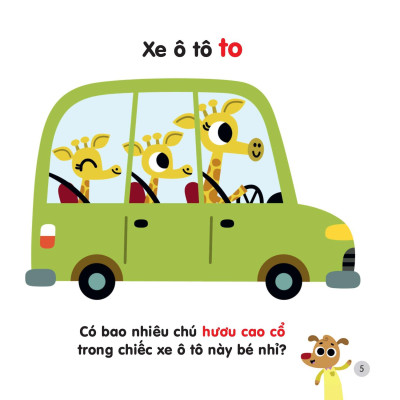 200 Từ Vựng Mẹ Cùng Con Học Nói - Các Phương Tiện Giao Thông Ngộ Nghĩnh