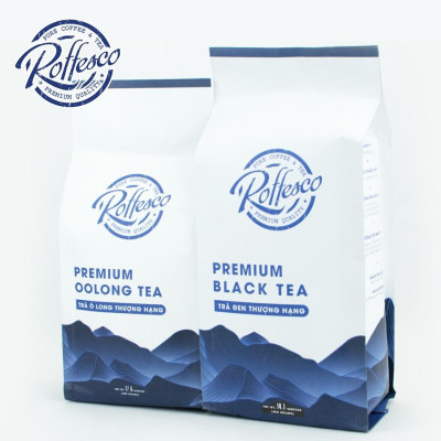 Combo 2 Trà Ô Long Và Trà Đen ROFFESCO PREMIUM OOLONG & BLACK TEA Thượng Hạng Túi 500g