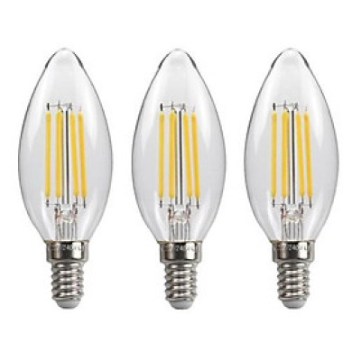 COMBO 3 BÓNG ĐÈN EDISON 4W HÌNH QUẢ NHÓT