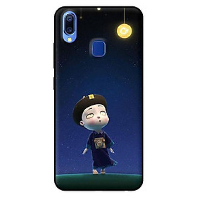 Ốp lưng in cho Vivo Y91 mẫu Cương Thi Nhìn Trăng - Hàng chính hãng