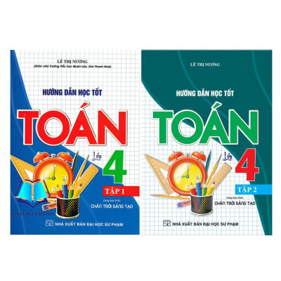 Combo Hướng Dẫn Học Tốt Toán Lớp 4 Tập 1 + 2 (Dùng Kèm SGK Chân Trời Sáng Tạo) (HA-MK)