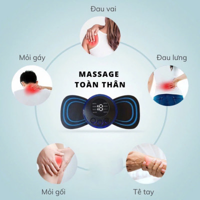 Máy MaGsage Cổ Vai Gáy Xung Điện Loại Xịn: Giải Pháp Tuyệt Vời Giảm Nhức Mỏi Cơ, ĐÈN TRANG TRÍ, ĐỒNG HỒ TREO TƯỜNG