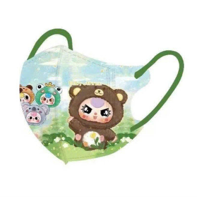 SET 10 Chiếc Khẩu Trang 5d Baby Three, Kháng Khuẩn, Dễ Thương Cho Bé - giao họa tiết ngẫu nhiên