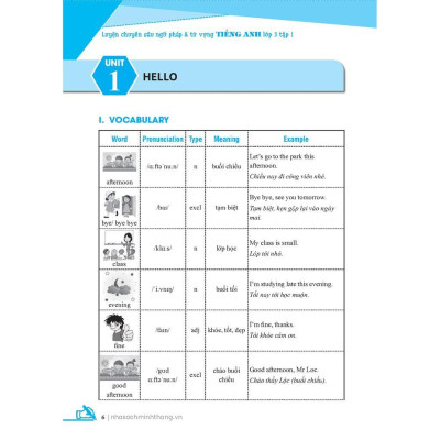 Sách - Global Success Luyện Chuyên Sâu Ngữ Pháp Và Từ Vựng Tiếng Anh Lớp 3 - Tập 1 - Minh Thắng