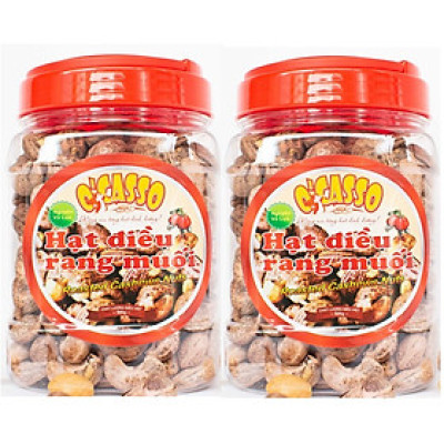 1Kg Hạt Điều Rang Muối Vỏ Lụa Loại A O