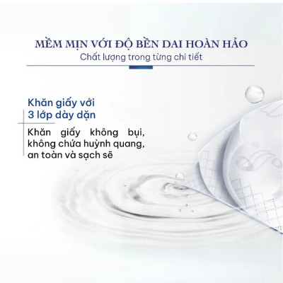 Lốc 4 Khăn Giấy Hộp Tempo 86 Tờ - Không Mùi