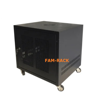 Tủ Mạng 10U D400 Famrack – Tủ Rack Để Sàn Hàng Chính Hãng, Có Bánh Xe, Chuẩn 19"