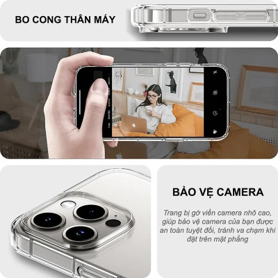 Ốp lưng chống sốc cho iPhone 16/ 16 Plus/ 16 Pro/ 16 Pro Max hiệu Likgus Crashproof ,chống ố, giúp chống chịu mọi va đập - Hàng chính hãng