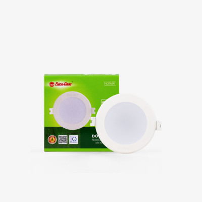 Đèn LED âm trần Downlight chính hãng Rạng Đông Model: AT06.V3 chất lượng ánh sáng cao, thân vỏ nhôm bọc nhựa liền khối, tản nhiệt tốt.
