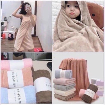 Đồ dùng phòng tắm - Khăn tắm  Hàn Quốc cao cấp,  - Siêu mềm mịn ,  siêu bền  thấm hút tốt