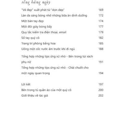 	Cẩm Nang Cung Cách Thanh Lịch - 8 Bài Học Từ Người Nhật _AZ