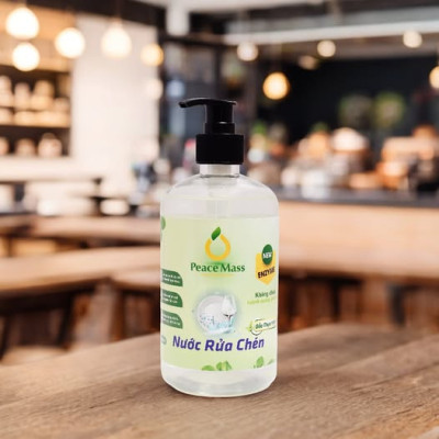 Combo Sản Phẩm Gốc Thực Vật NRTC1 Peace Mass Nước Rửa Tay 340ml + Nước Rửa Chén 500ml (Thuộc nhóm Sản phẩm Lành tính / Sinh học)