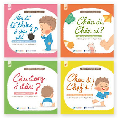 Combo Bộ sách Em bé trong gia đình ( 4 cuốn)