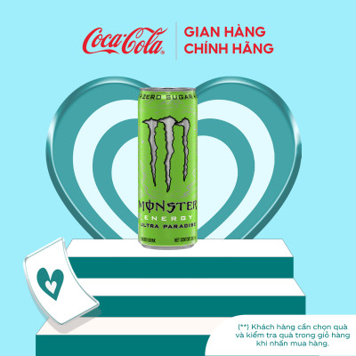 Lốc 24 Lon Nước Tăng Lực Giải Khát Monster Energy Ultra Paradise 355ml/Lon Coca-Cola Official Store_TK