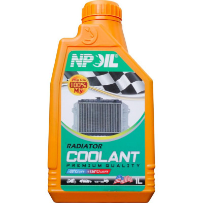 Nước làm mát động cơ NP COOLANT màu xanh - 1L/4L - Hàng Chính Hãng