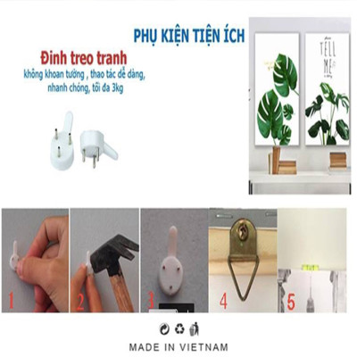 Tranh treo tường phòng khách-Tranh 1 tấm Hoa mai Vàng  M25822/ Gỗ MDF cao cấp / Chống ẩm mốc, mối mọt/Bo viền góc tròn