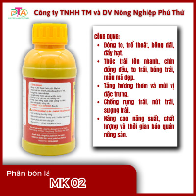 Phân Bón Lá Đầu Trâu MK02 500ml