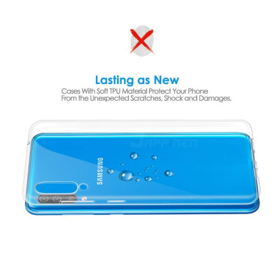 Ốp lưng dẻo cho Samsung Galaxy A70 hiệu Ultra Thin mỏng 0.6mm chống trầy - Hàng chính hãng