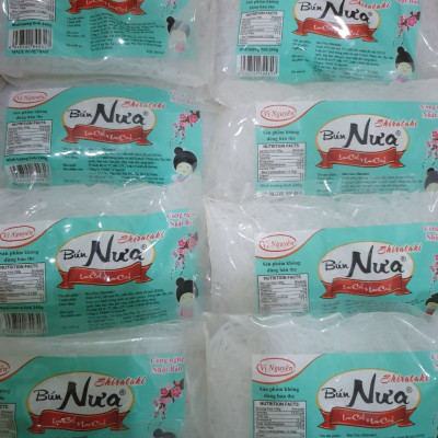 Combo 6 Gói Bún Nưa Vị Nguyên Das Keto 240g
