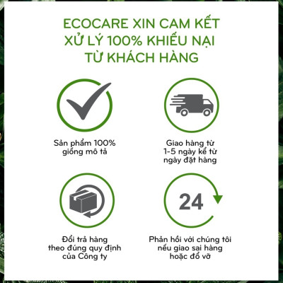 Nước Rửa Chén Hữu Cơ Bồ Hòn Và Tinh Dầu cam 500ml thương hiệu Ecocare