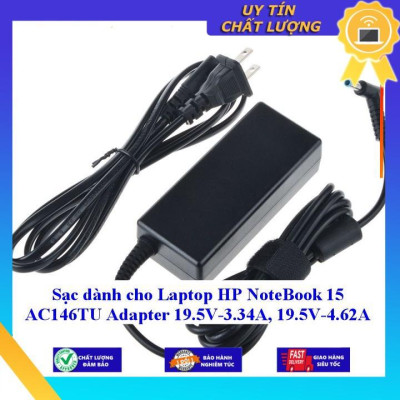 Sạc dùng cho Laptop HP NoteBook 15 AC146TU Adapter 19.5V-3.34A 19.5V-4.62A - Hàng Nhập Khẩu New Seal
