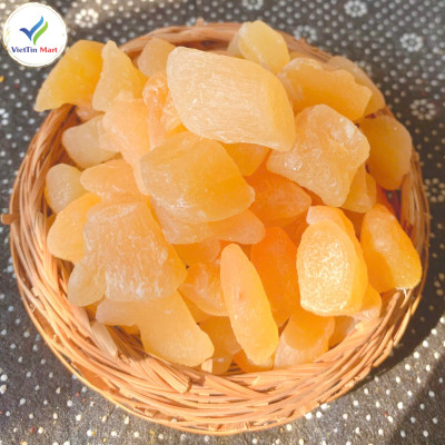 Mứt Gừng Viên Dẻo Ít Ngọt 250g VietTin Mart