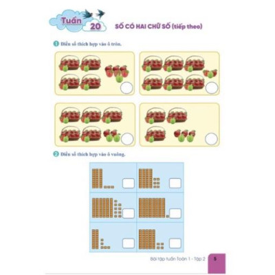 Sách - Bài Tập Tuần Toán 1 - tập 2 ( Biên soạn theo chương trình GDPT mới )