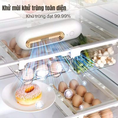 Máy Ozone Ion 2in1 Khử Mùi Tủ Lạnh Thông Minh | Tiệt Trùng, Kháng Khuẩn Hàng Cao Cấp, ĐÈN TRANG TRÍ , ĐỒNG HỒ TREO TƯỜNG