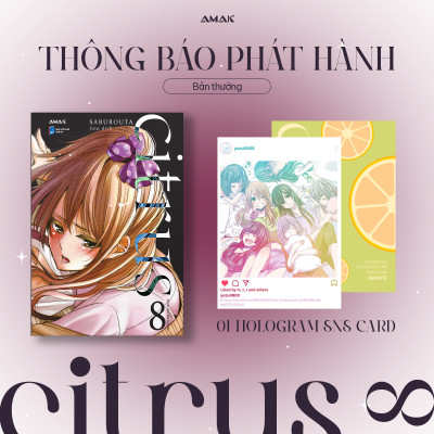 [Manga] [GL] Citrus - Tập 8 - Amakbooks