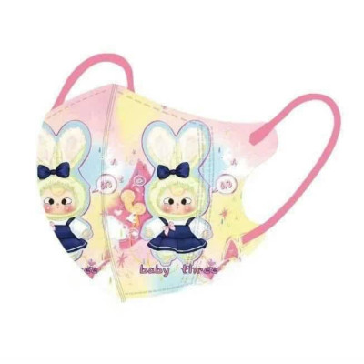 SET 10 Chiếc Khẩu Trang 5d Baby Three, Kháng Khuẩn, Dễ Thương Cho Bé - giao họa tiết ngẫu nhiên