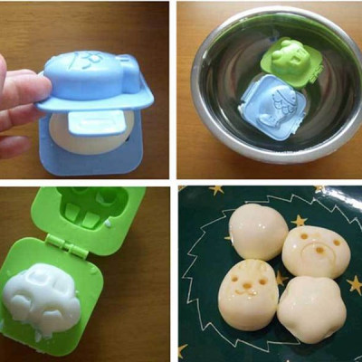 Bộ 6 khuôn cơm bento hình thú cho bé GS0035