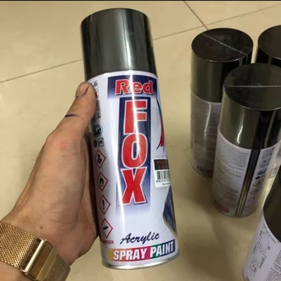 CHAI SƠN XỊT ỐNG XÃ XE MÁY ÔTÔ MẪU ĐEN NHÁM HÀNG CHUẨN CHẤT LƯỢNG 