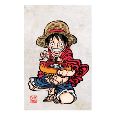 One Piece Lucky 77: Bộ Sưu Tập Postcard Và Giấy Nhắn Kèm Tranh Vẽ