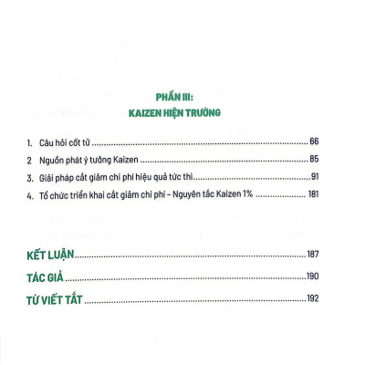 Kaizen - Cải Tiến Hiện Trường, Hiệu Quả Tức Thì - Thực Hành Kaizen Trong Doanh Nghiệp Việt