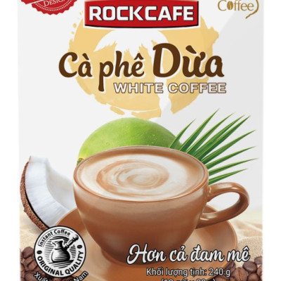 [CB] 2 hộp: Cà phê Dừa + Cà phê Sầu Riêng (Hộp 12 gói x 20 gr)