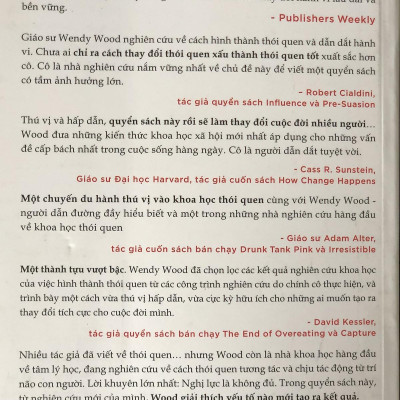 Thói Quen Tốt, Thói Quen Xấu (Good Habits)
