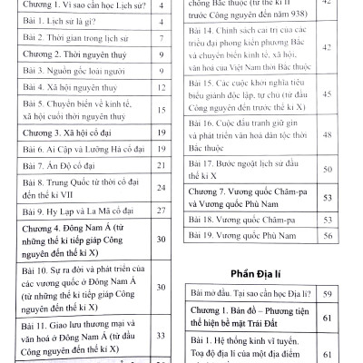 Để Học Tốt Lịch Sử Và Địa Lí Lớp 6 (Cánh Diều)