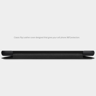 Bao da dành cho Samsung Galaxy A51 hiệu Nillkin Qin (Chất liệu da thật, có ngăn đựng thẻ, mặt da siêu mềm mịn) - Hàng chính hãng