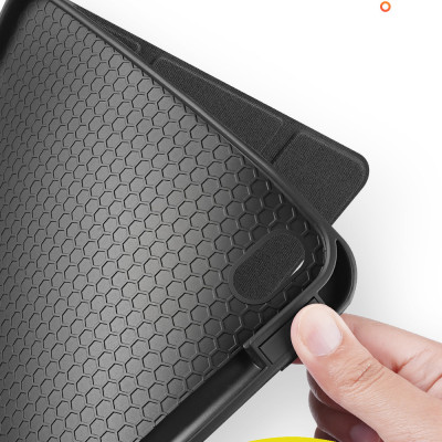 [iPad Air 6 M2] Bao Da Chính Hãng Dux Ducis Domo Kèm Khay Đựng Bút Dành Cho iPad Air 6 M2 -11 inch 2024. iPad Air 6 M2 - 13 inch 2024 - Hàng Nhập Khẩu 