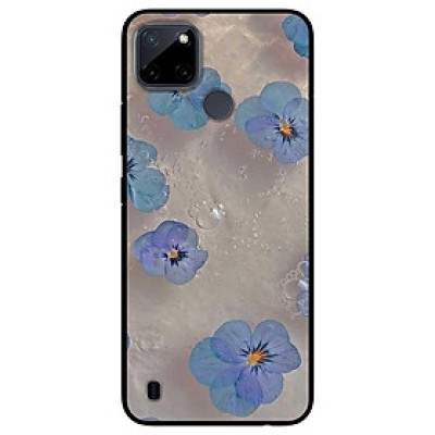 Ốp lưng dành cho Realme C21Y - Realme C25Y mẫu Hoa Xanh Trong Nước