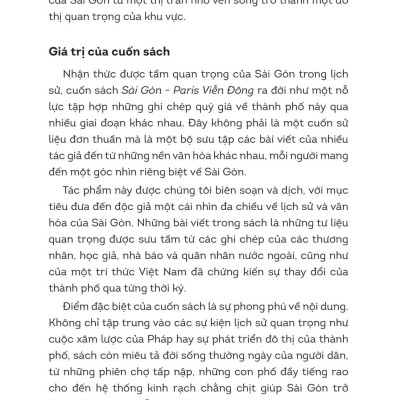 Sách - Sài Gòn - Paris Viễn Đông