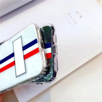 Ốp lưng chống sốc cho iPhone 14 Pro Max (6.7 inch) hiệu Likgus Thom Browne (bảo vệ toàn diện, chất liệu cao cấp, thiết kế thời trang 3 sọc màu) - hàng nhập khẩu
