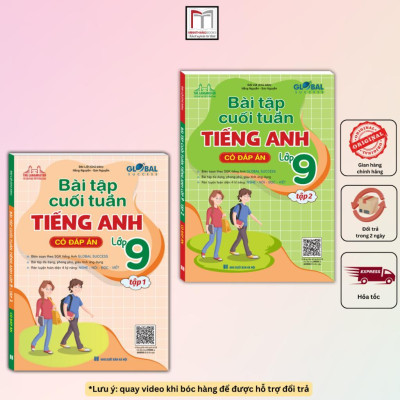 Sách - Global Success - Bài Tập Cuối Tuần Tiếng Anh Lớp 9 - Có Đáp Án - Minh Thắng