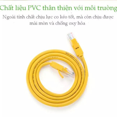 Ugreen UG30642NW103TK 10M màu Vàng Cáp mạng LAN CAT5E UPT - HÀNG CHÍNH HÃNG