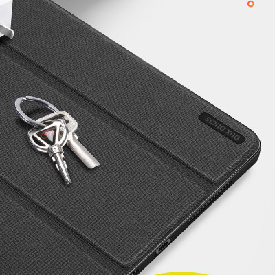 [iPad Air 6 M2] Bao Da Chính Hãng Dux Ducis Domo Kèm Khay Đựng Bút Dành Cho iPad Air 6 M2 -11 inch 2024. iPad Air 6 M2 - 13 inch 2024 - Hàng Nhập Khẩu 