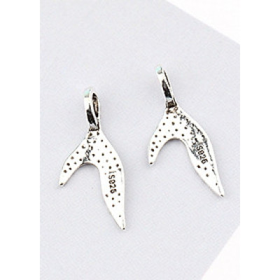 Combo 6 cái charm bạc đuôi cá treo - Ngọc Quý Gemstones