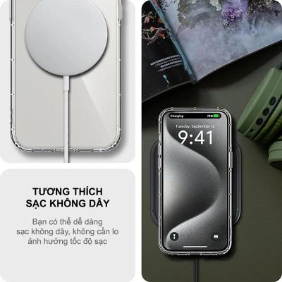 Ốp lưng chống sốc cho iPhone 16/ 16 Plus/ 16 Pro/ 16 Pro Max hiệu Likgus Crashproof ,chống ố, giúp chống chịu mọi va đập - Hàng chính hãng