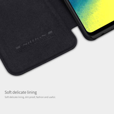 Bao da dành cho Samsung Galaxy A72 Nillkin QIN có ngăn đựng thẻ - Hàng Chính Hãng