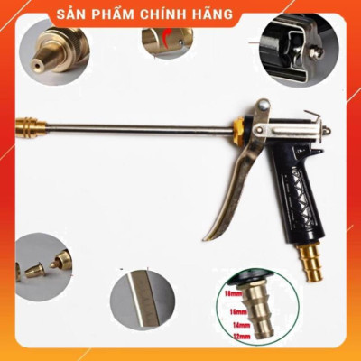 Bộ dây vòi xịt nước ️ , tăng áp 3 lần,loại 3m,5m 206318 đầu đồng,cút,nối nhựa vàng