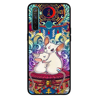 Ốp Lưng in cho Realme 5 Pro / Realme Q Mẫu 12 Con Giáp Tí - Hàng Chính Hãng